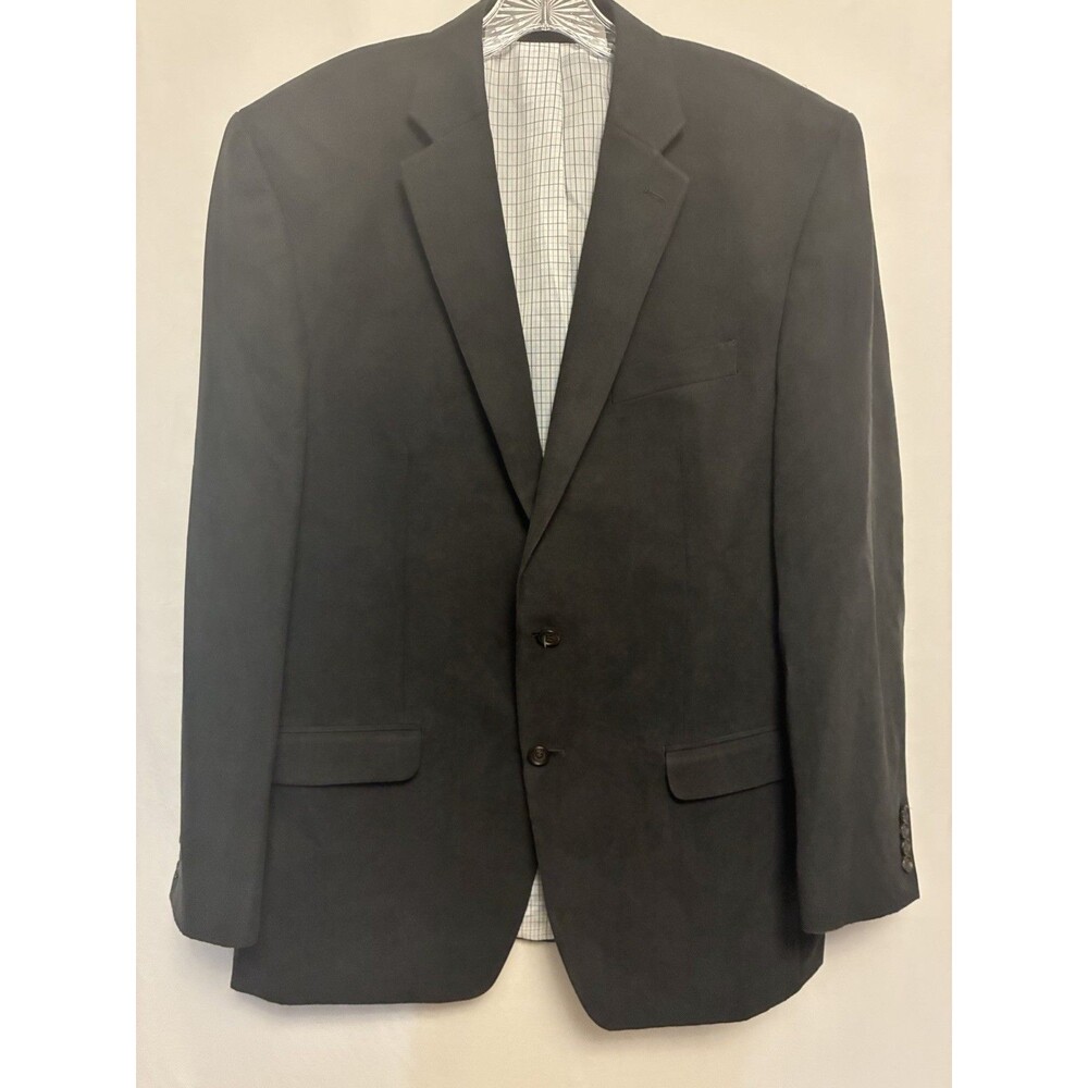 Lauren Ralph Lauren Men’s Black Blazer 44L Long soft suede feel Polyester